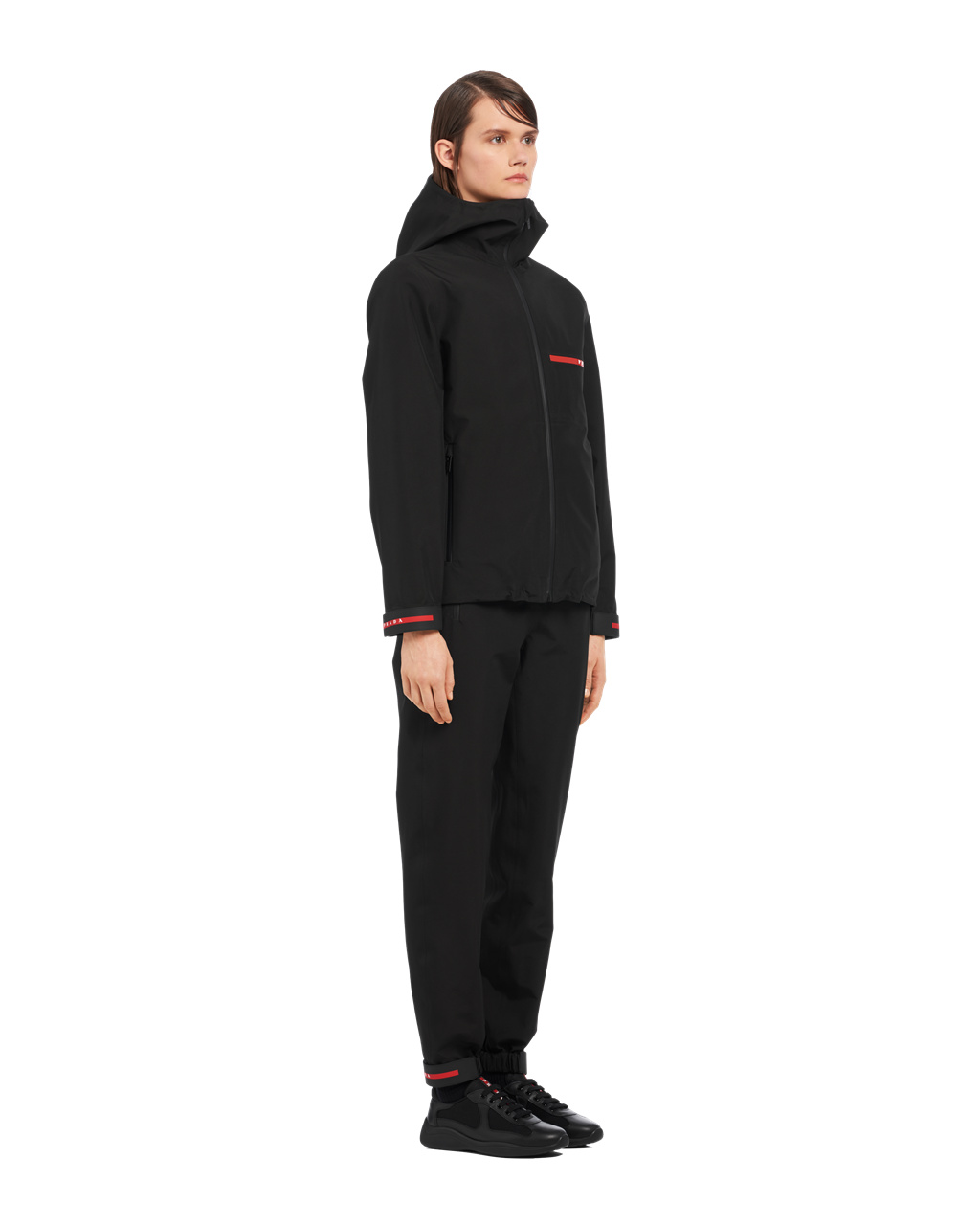 Prada Active Nylon Windbreaker Černé | 630871ELC