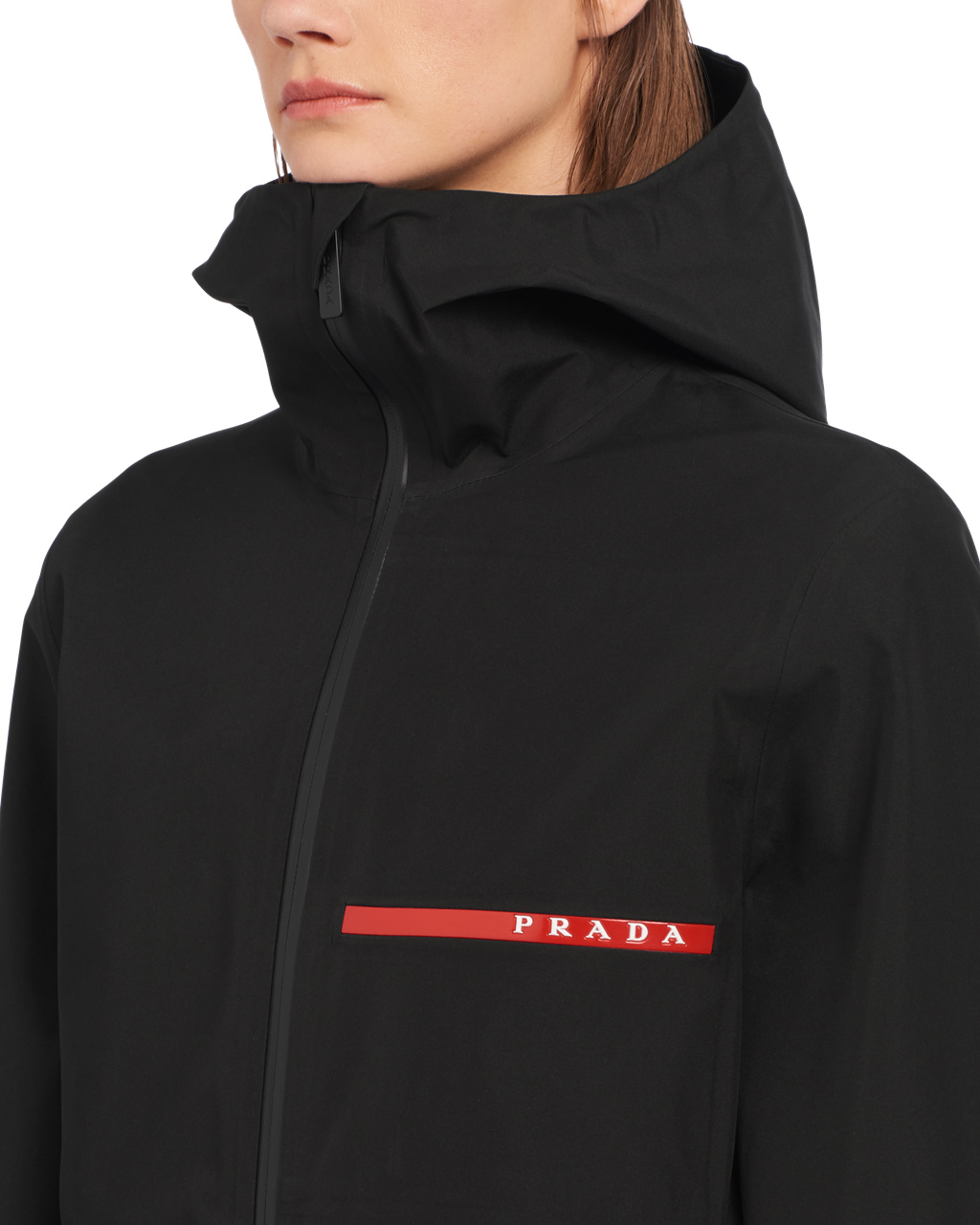 Prada Active Nylon Windbreaker Černé | 630871ELC