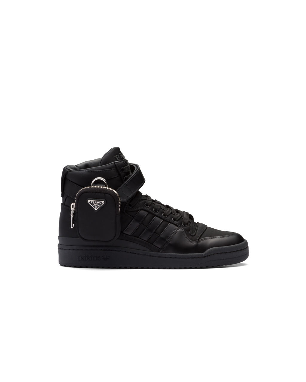 Prada Adidas For Prada Re-nylon Forum High-top Sneakers Černé | 301674FEG