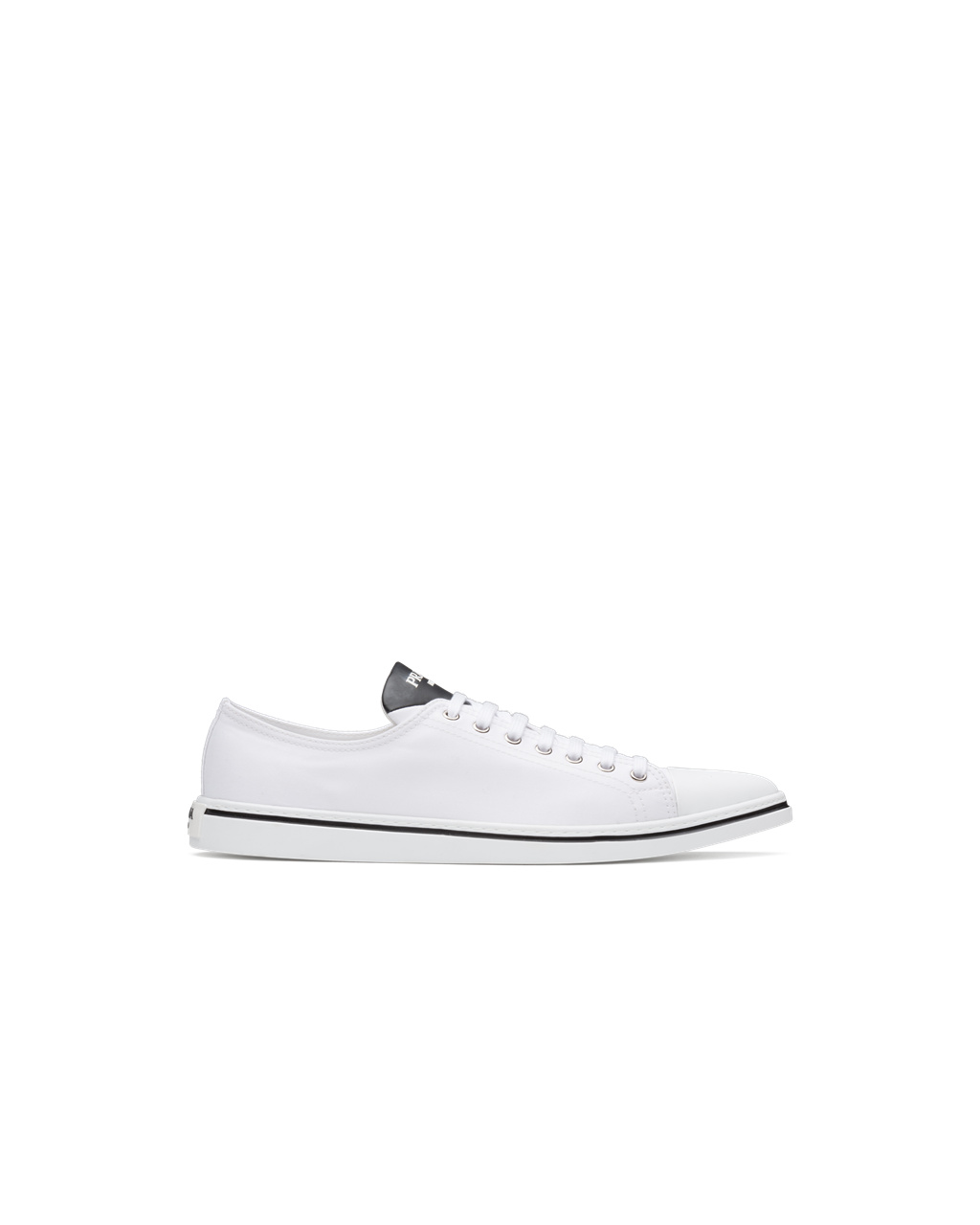 Prada Bavlněné Gabardine Pointy Sneakers Bílé | 021495LRO