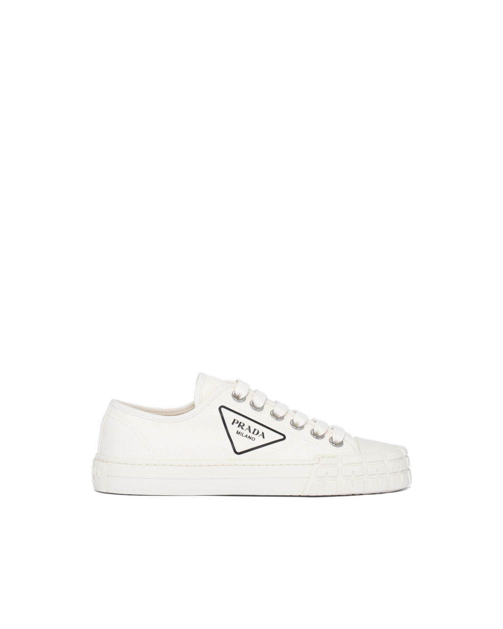 Prada Bavlněné Platene Sneakers Ivory | 408176HYJ