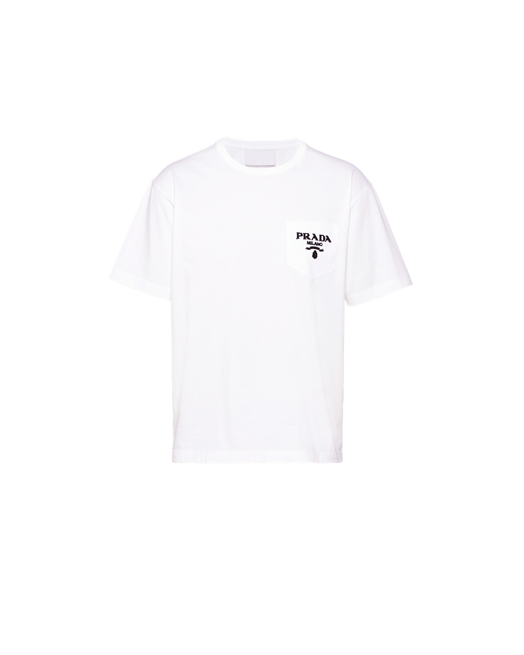 Prada Bavlněné T-shirt Bílé | 953041KUT