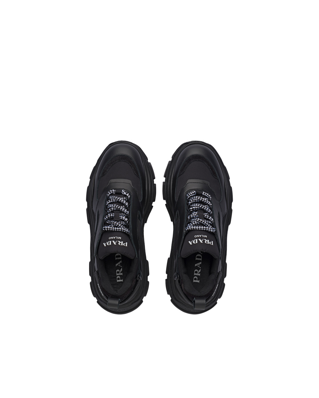 Prada Block Sneakers Černé | 539684TMF