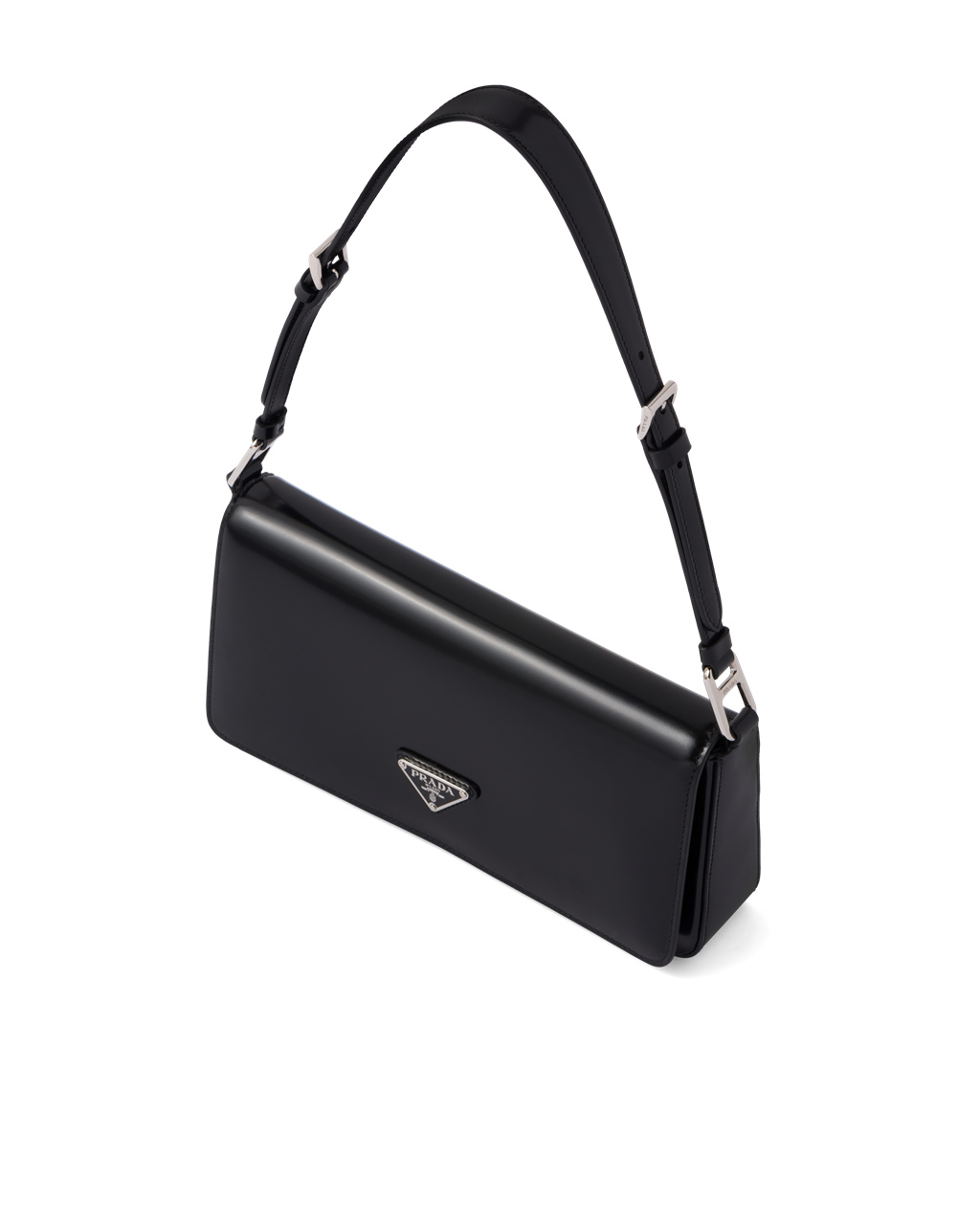 Prada Brushed Læder Prada Femme Bag Černé | 178294RWS