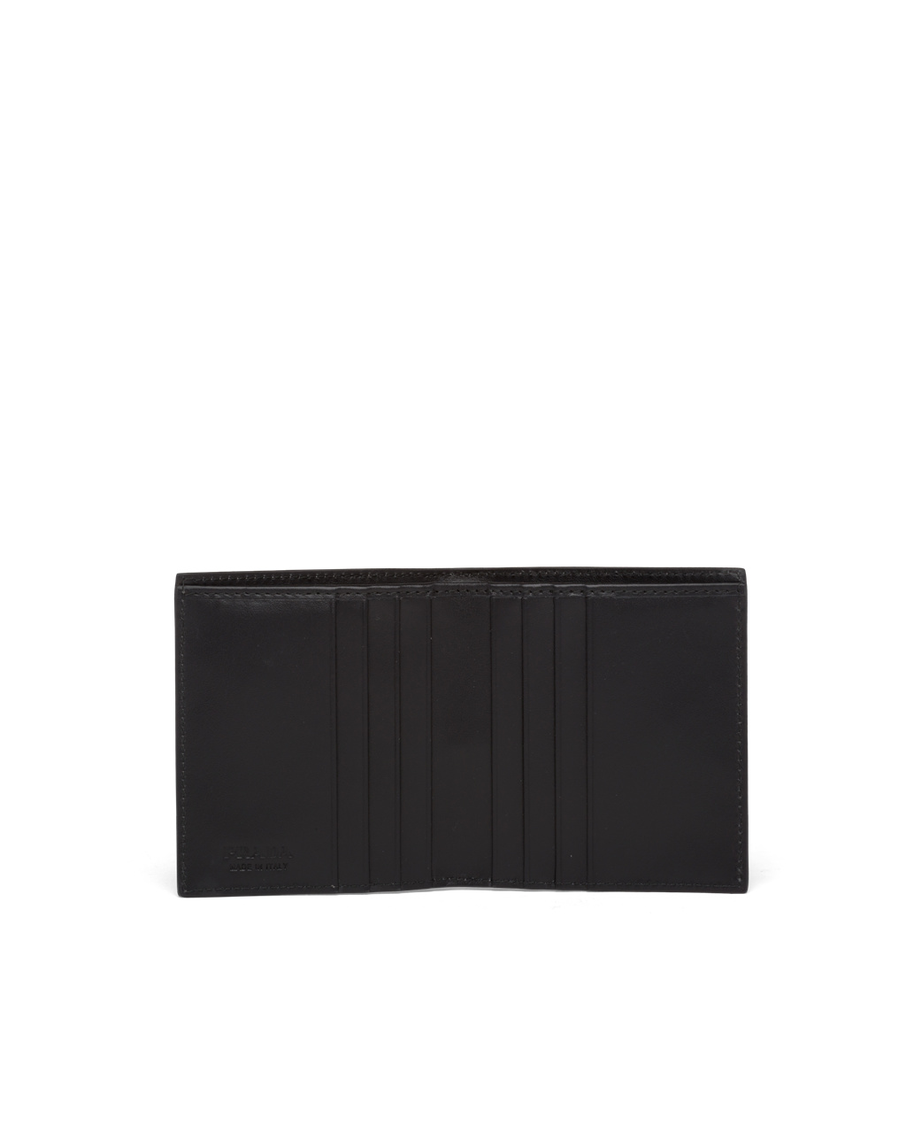 Prada Brushed Læder Wallet Stříbrné | 128904WZV