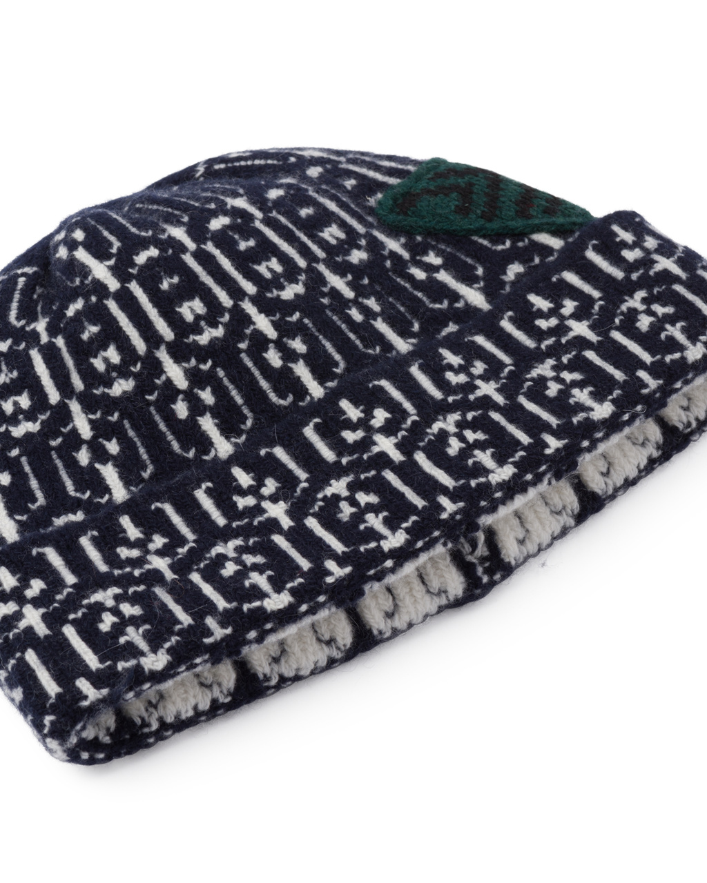 Prada Cashmere And Wool Beanie Tmavě Blankyt | 891324OBA