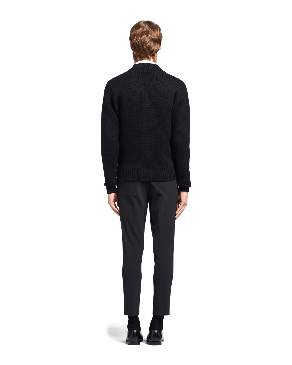 Prada Cashmere Knit Cardigan Černé | 436058ETO