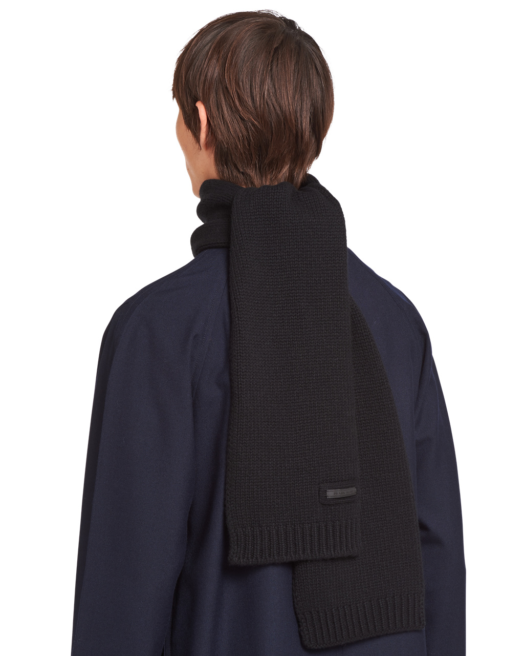 Prada Cashmere Scarf Černé | 539167RET