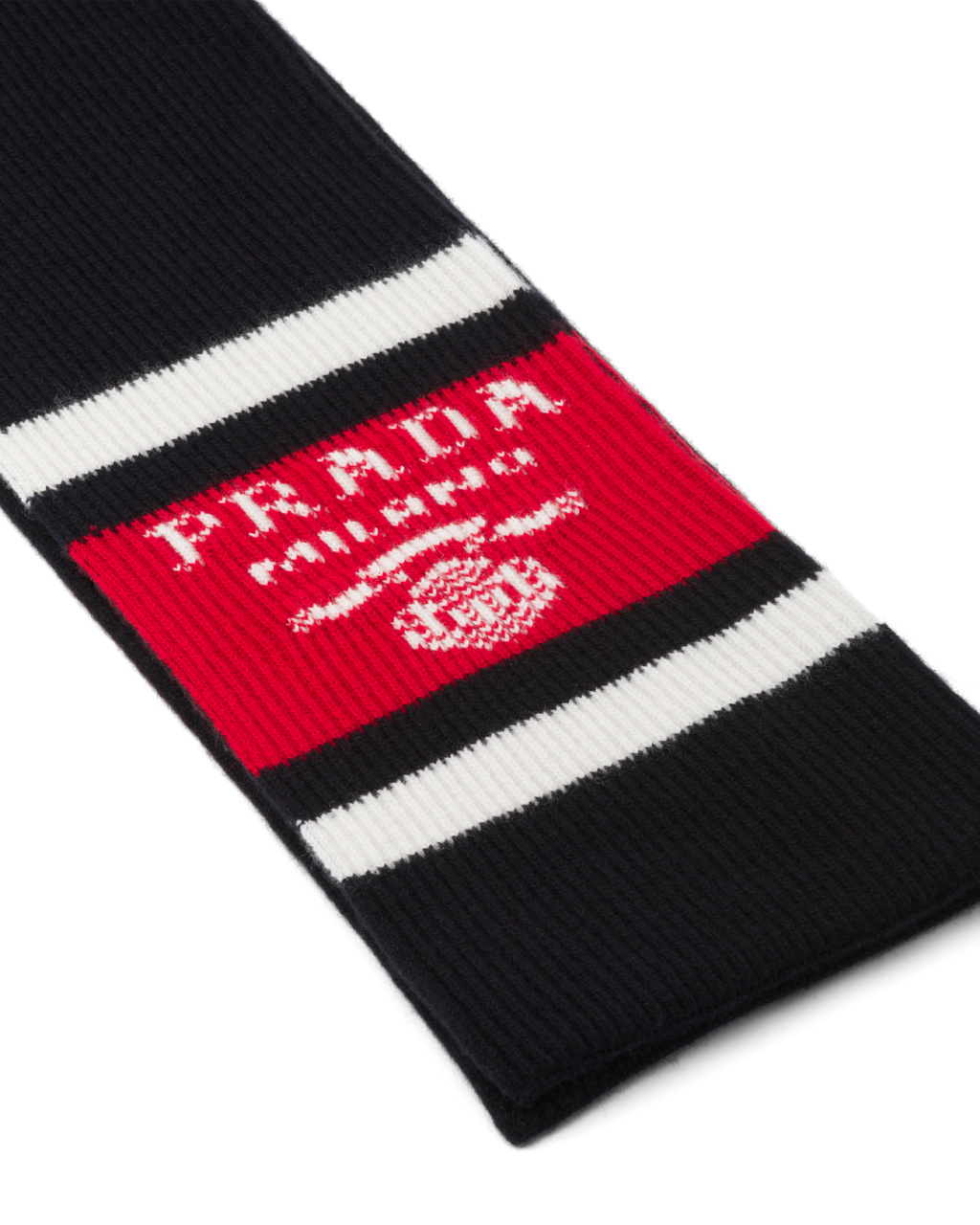 Prada Cashmere Scarf Černé | 982361TZS