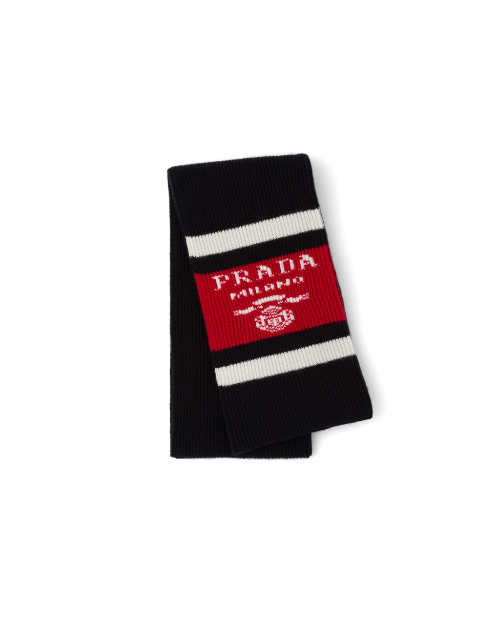 Prada Cashmere Scarf Černé | 982361TZS