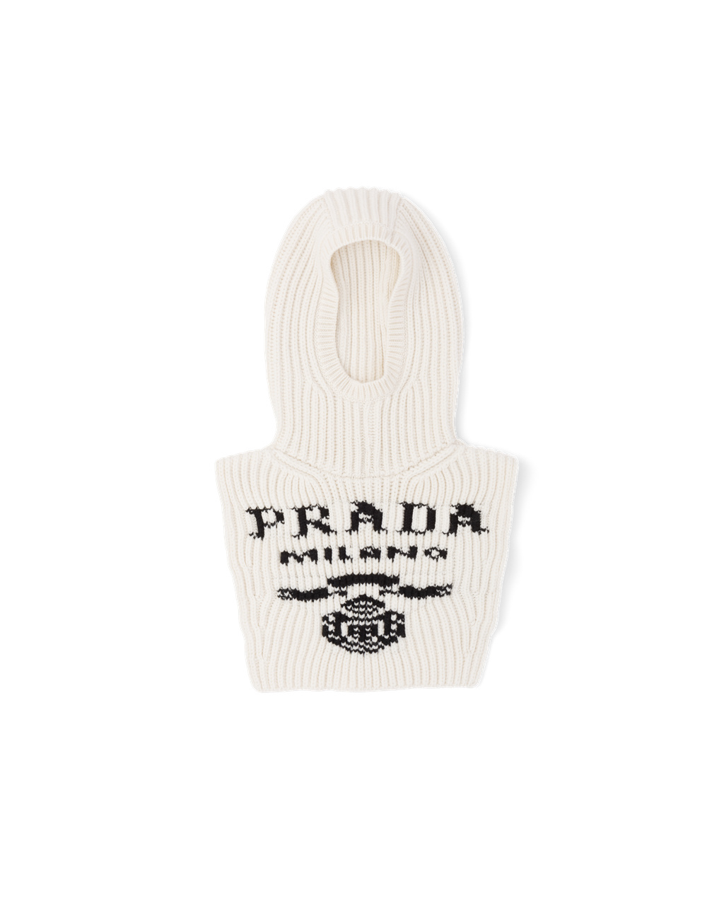 Prada Cashmere Ski Helmet Bílé | 820564ABR