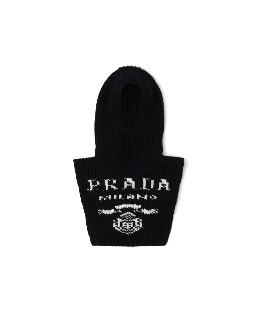 Prada Cashmere Ski Helmet Černé | 581032PGD