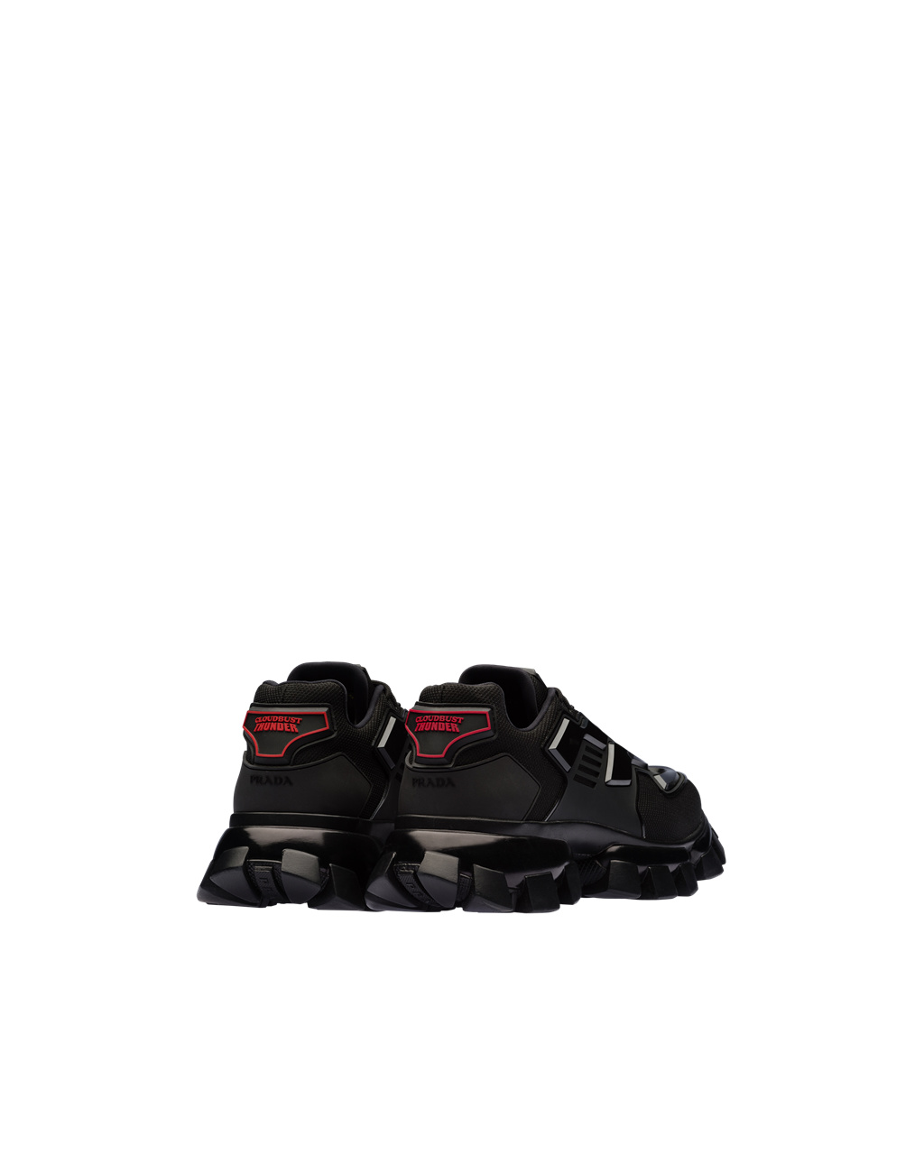 Prada Cloudbust Thunder Technical Fabric Sneakers Černé | 356978XTG