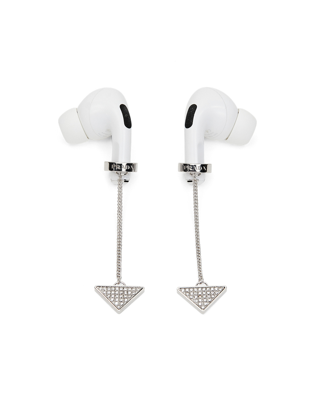 Prada Crystal Logo Jewels Airpods's Pendant Earrings Crystal | 523879HKW