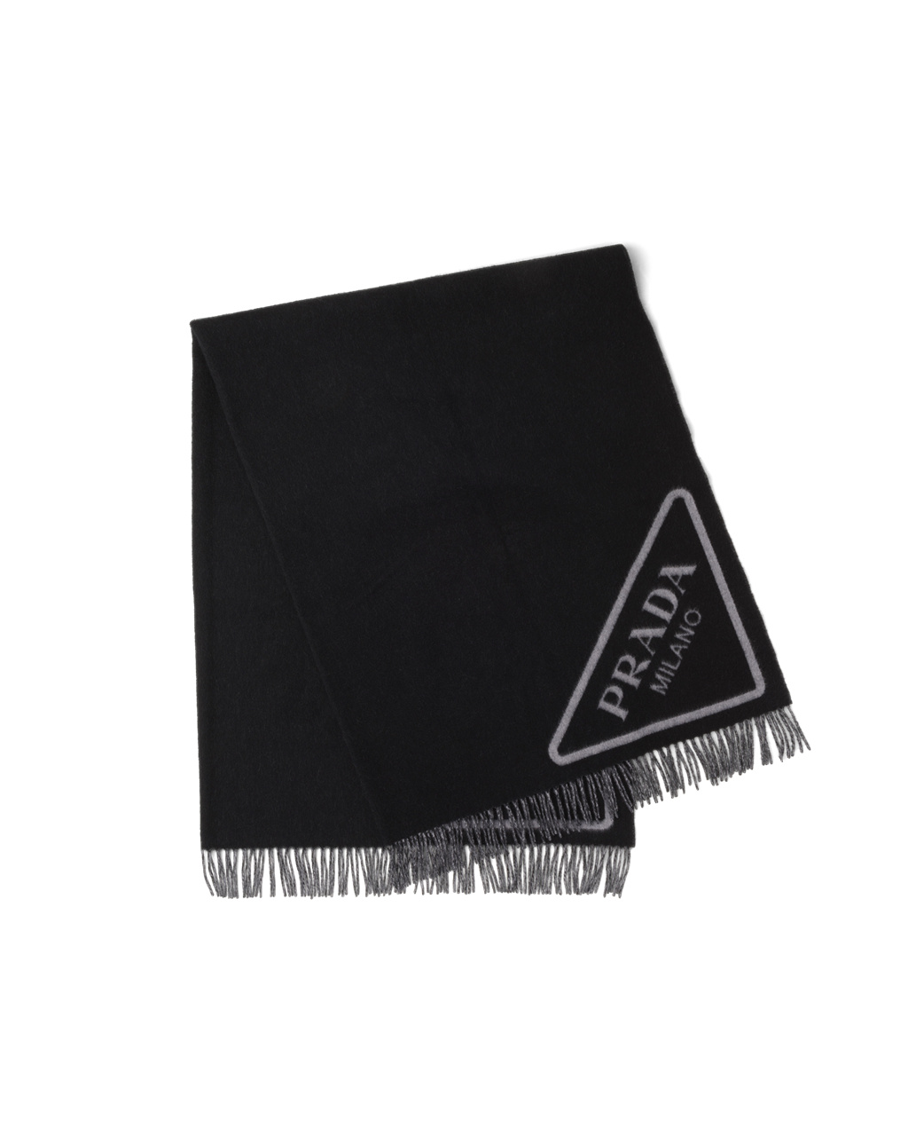 Prada Double Cashmere Throw Černé | 920783HPM