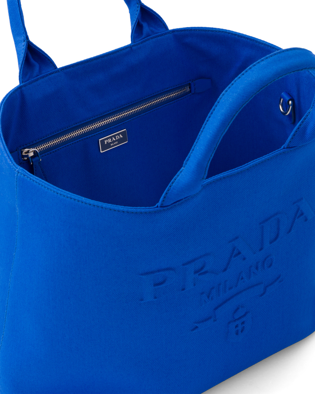 Prada Drill Tote Bag Světle Blankyt | 208547LQO