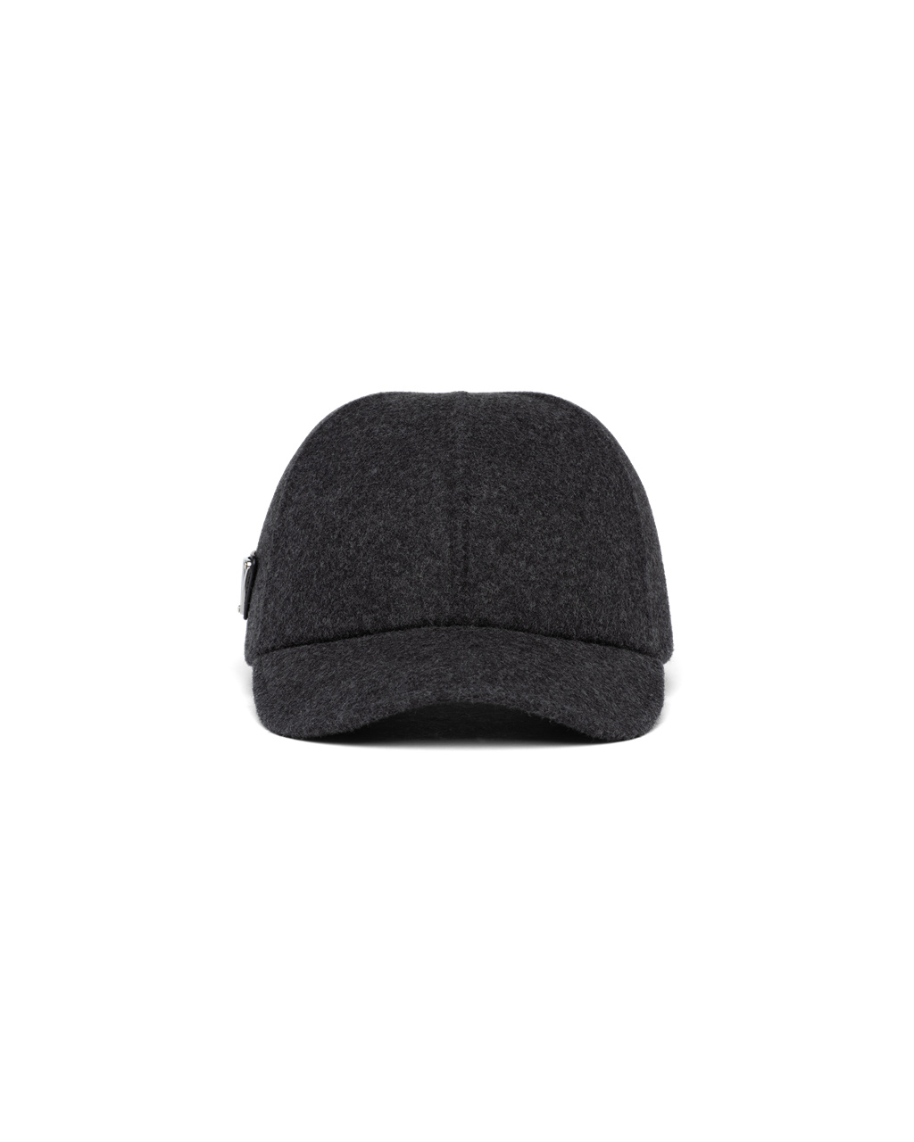 Prada Felt Baseball Cap Anthracite Gray | 165723SCR