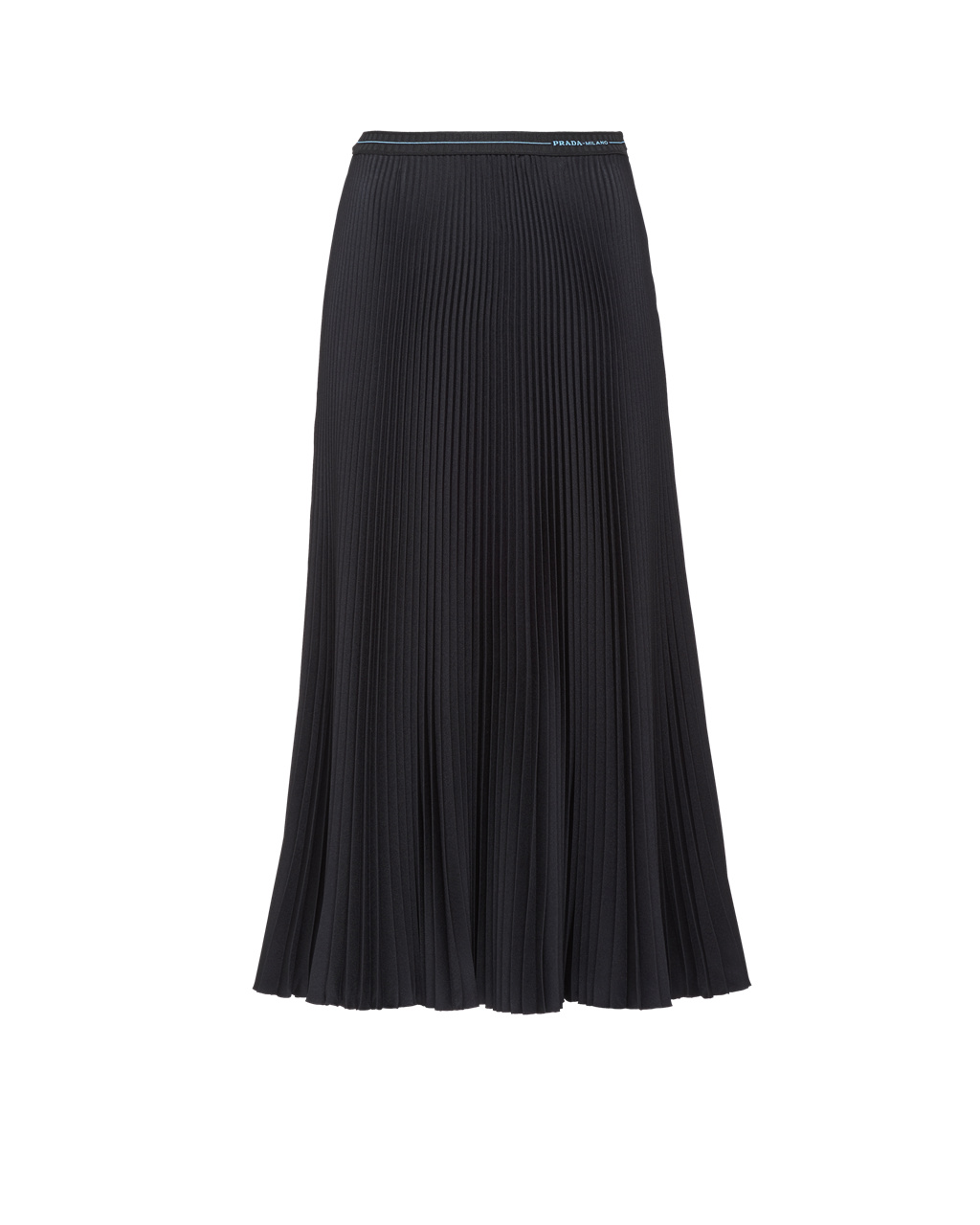 Prada Fluid Twill Skirt Černé | 438902LUC