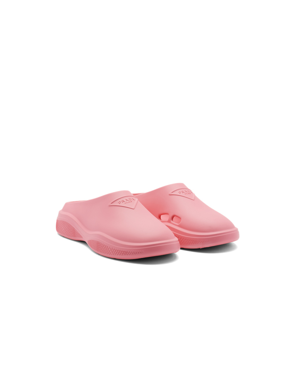 Prada Foam Rubber Mules Růžové | 714539FRL