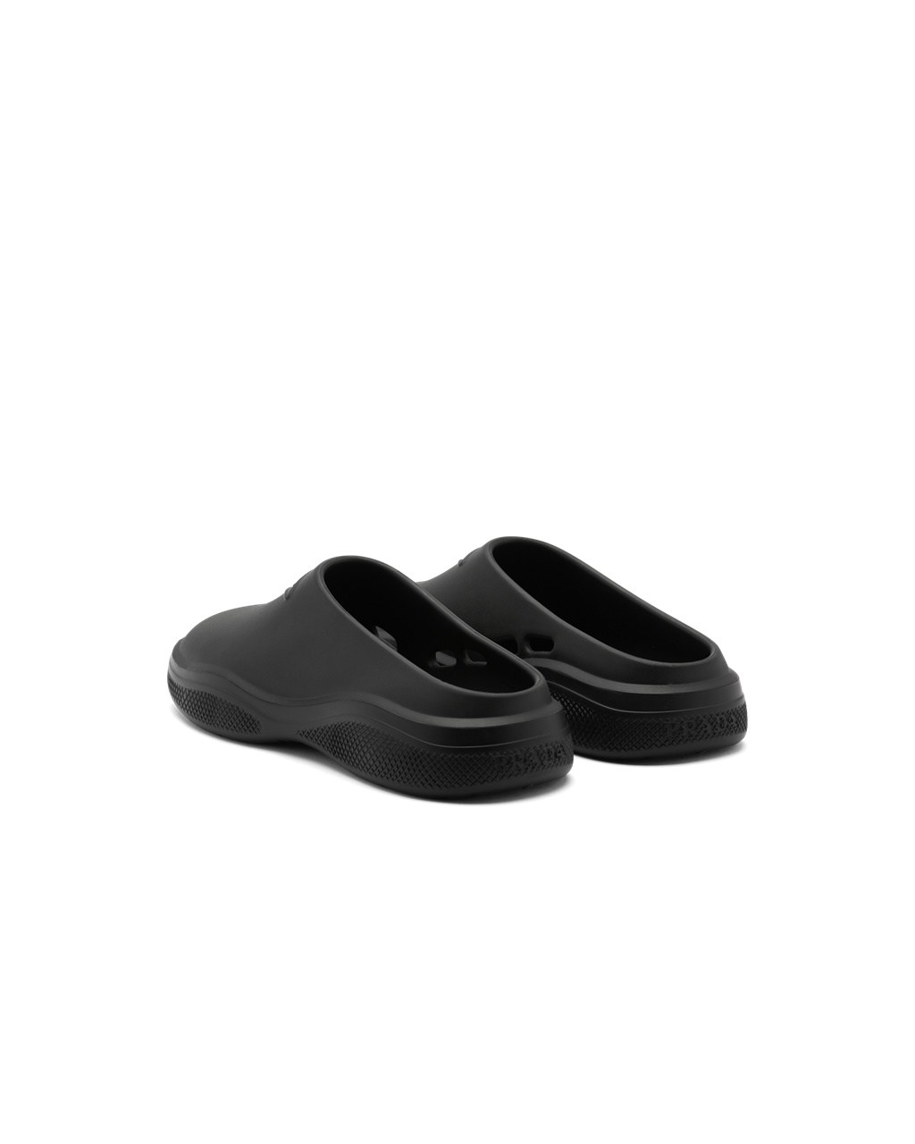 Prada Foam Rubber Mules Černé | 295781USN