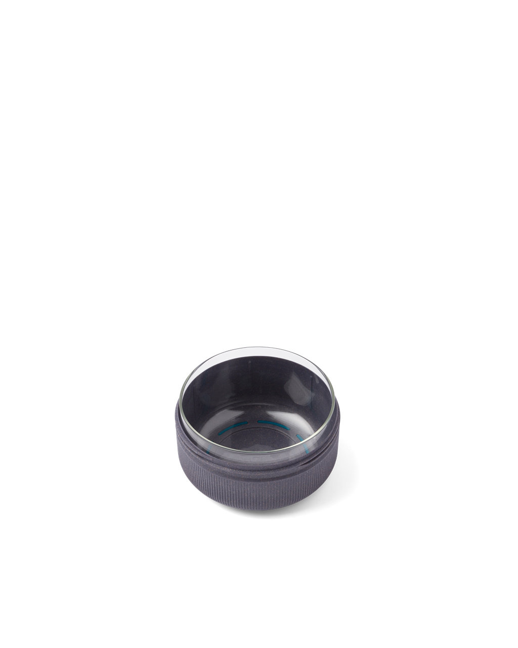 Prada Glass Lunch Bowl, 750 Ml Steel Gray | 072654DPR