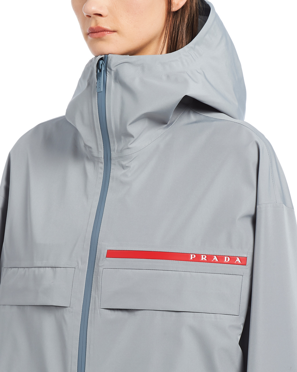 Prada Gore-tex Pro Jacket Aluminum | 238719NVH