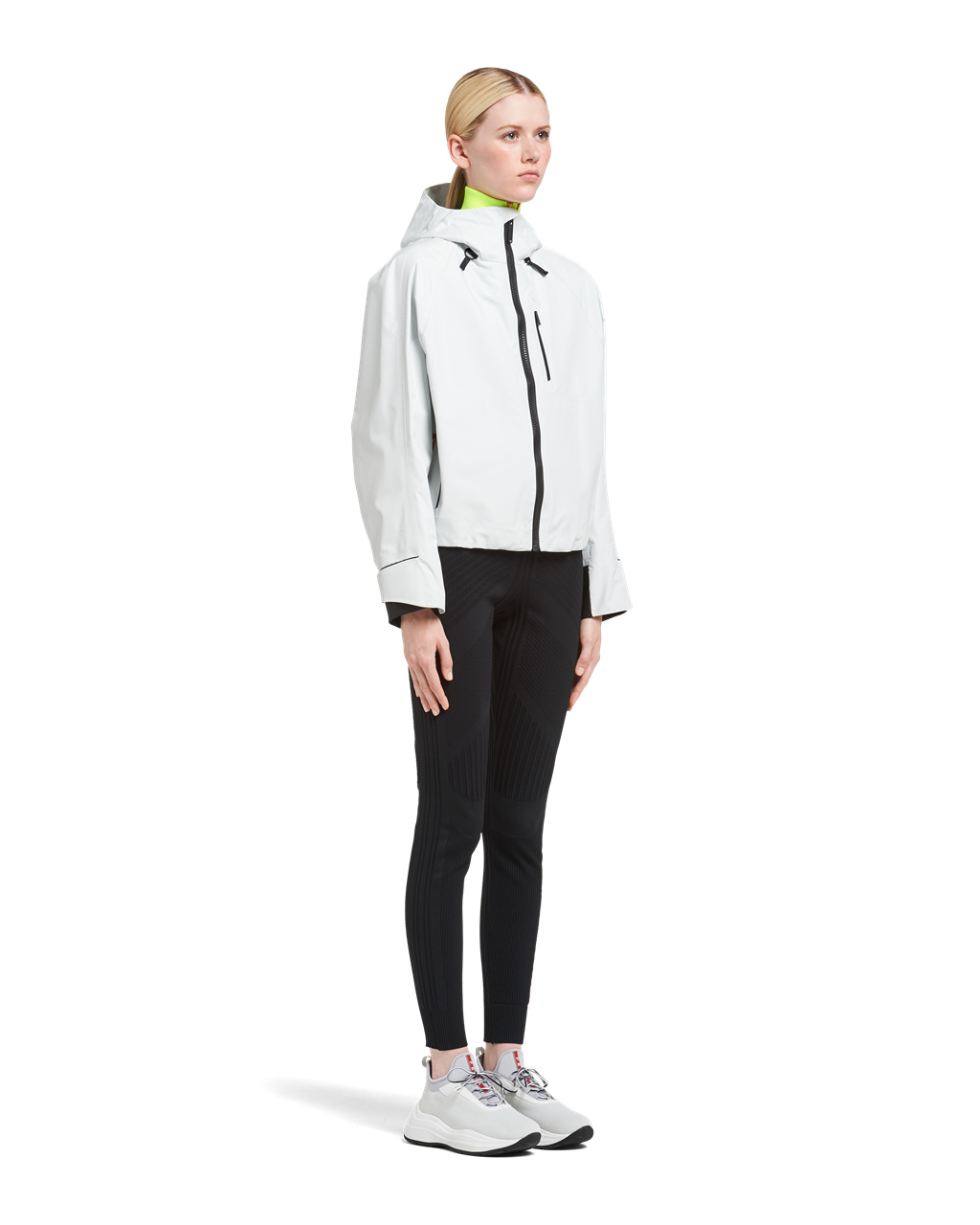 Prada Gore-tex Pro Jacket Bílé | 536917SFR