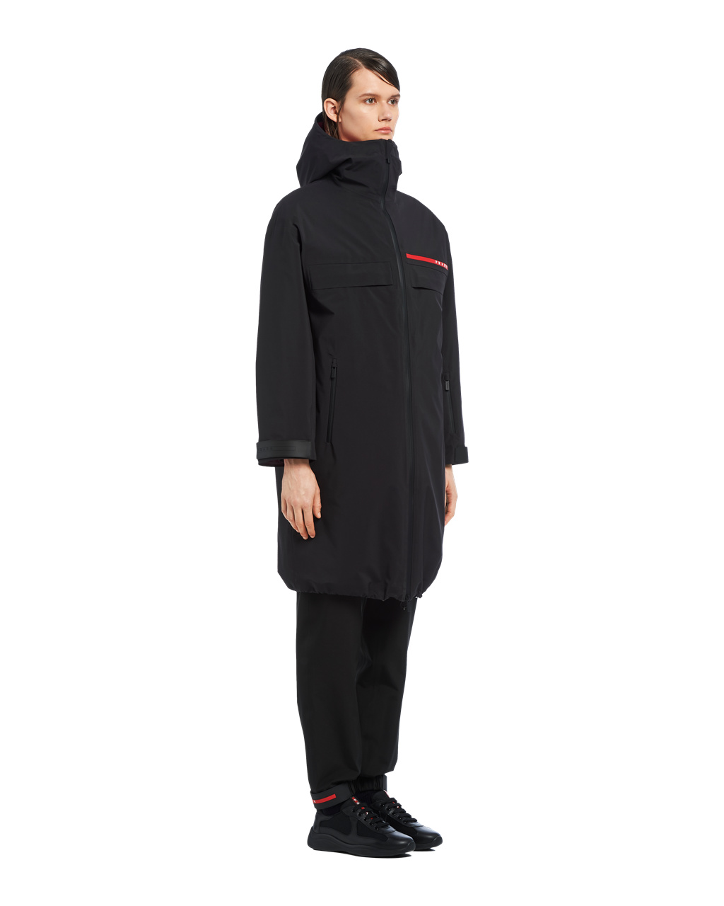 Prada Gore-tex Pro Padded Jacket Černé Růžové | 216079WLE