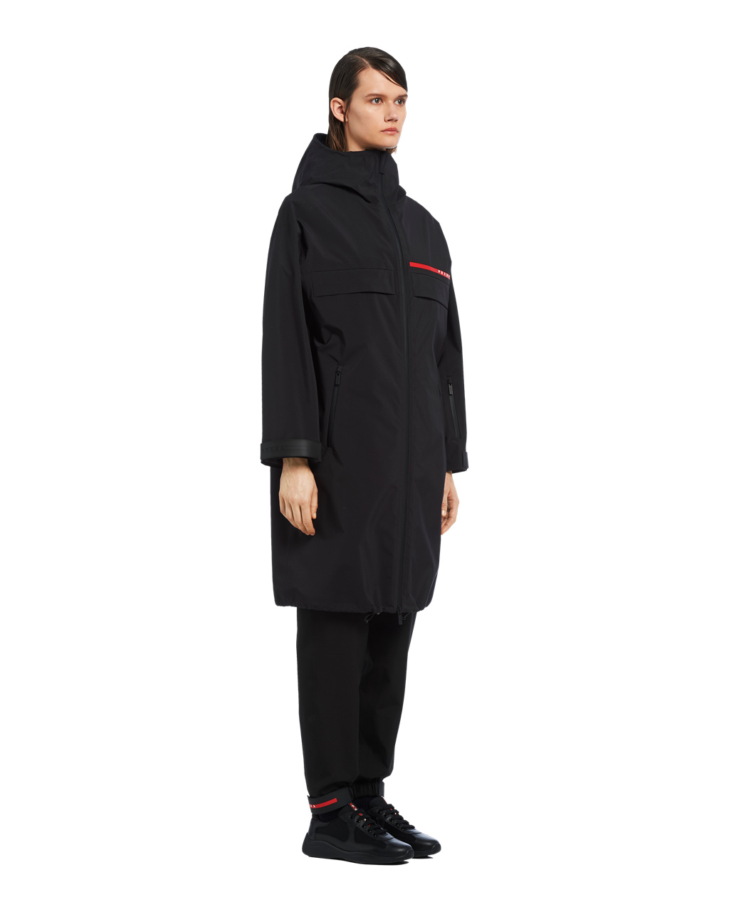 Prada Gore-tex Pro Raincoat Černé | 173258WRZ