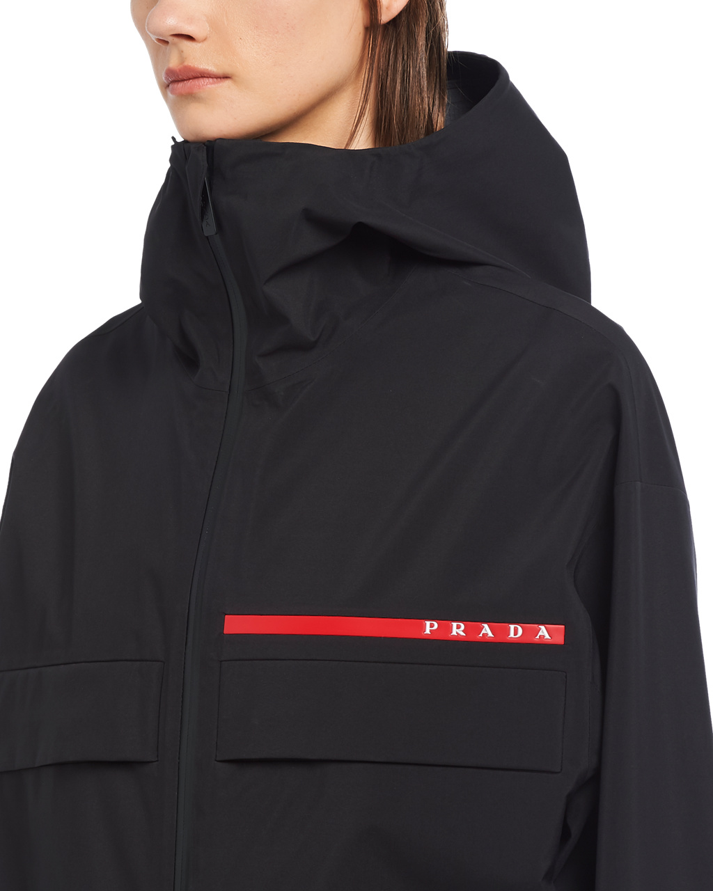 Prada Gore-tex Pro Raincoat Černé | 173258WRZ