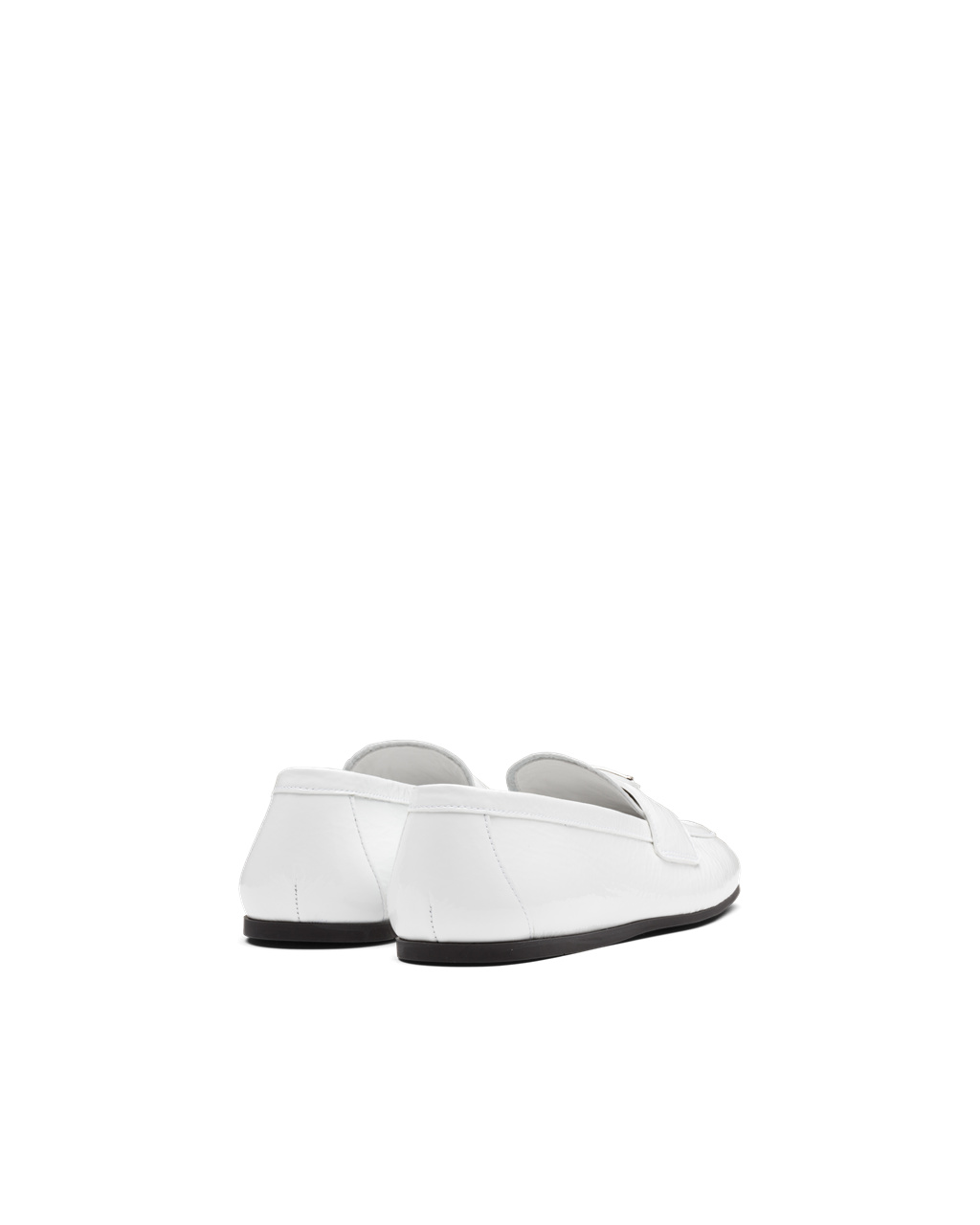 Prada Lakovaná Læder Loafers Bílé | 351264UFP