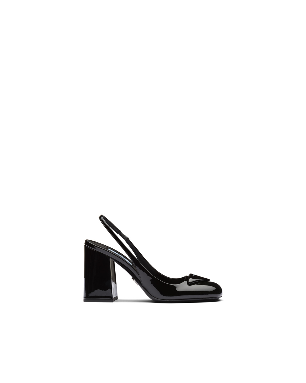 Prada Lakovaná Læder Sling-back Pumps Černé | 724316QDK