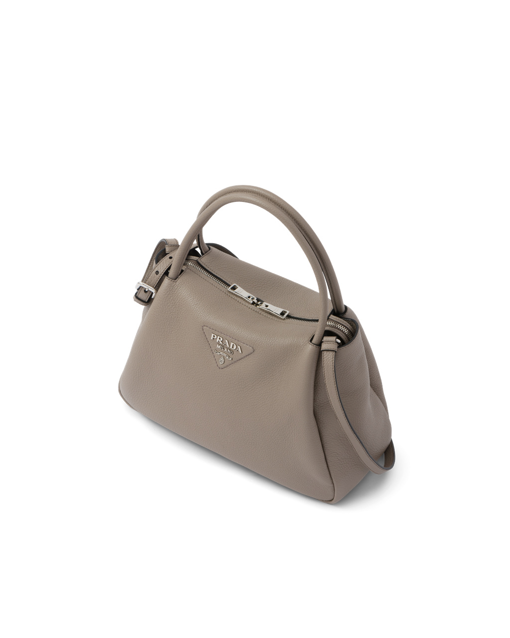 Prada Large Læder Handbag Clay Gray | 608127HOM