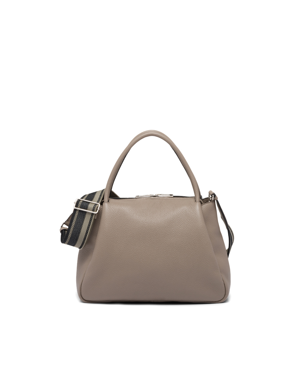 Prada Large Læder Handbag Clay Gray | 608127HOM