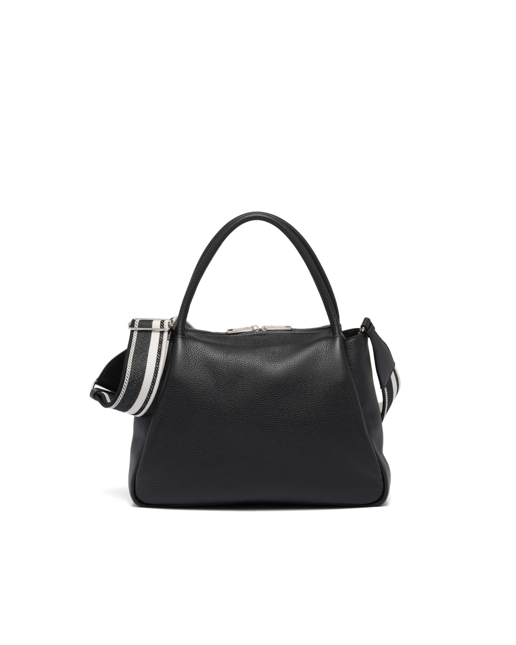 Prada Large Læder Handbag Černé | 437028DWF