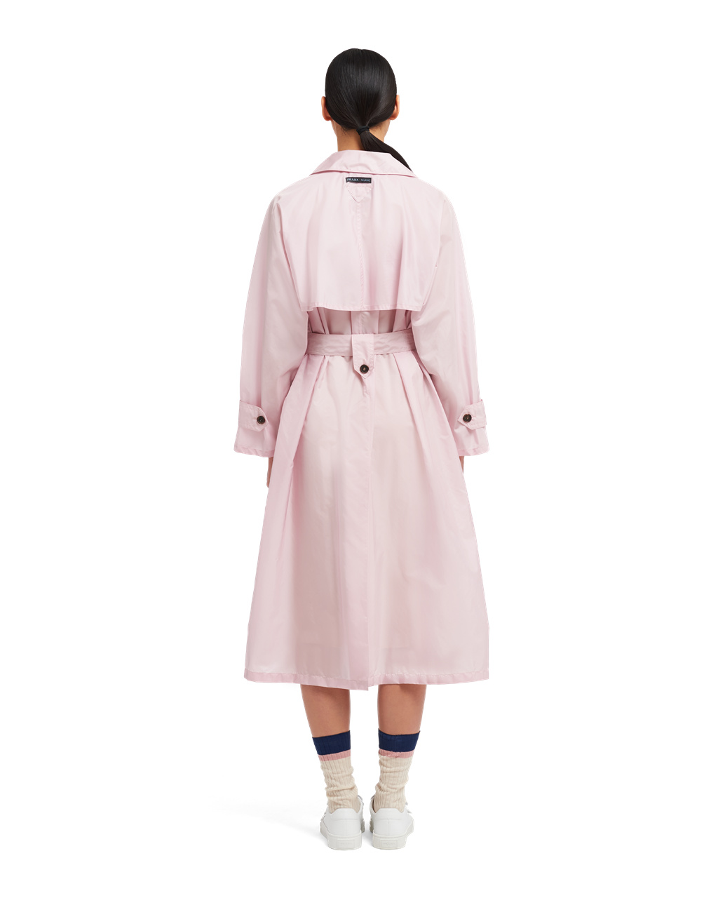 Prada Lehké Nylon Trench Coat Opaline | 469327KHN