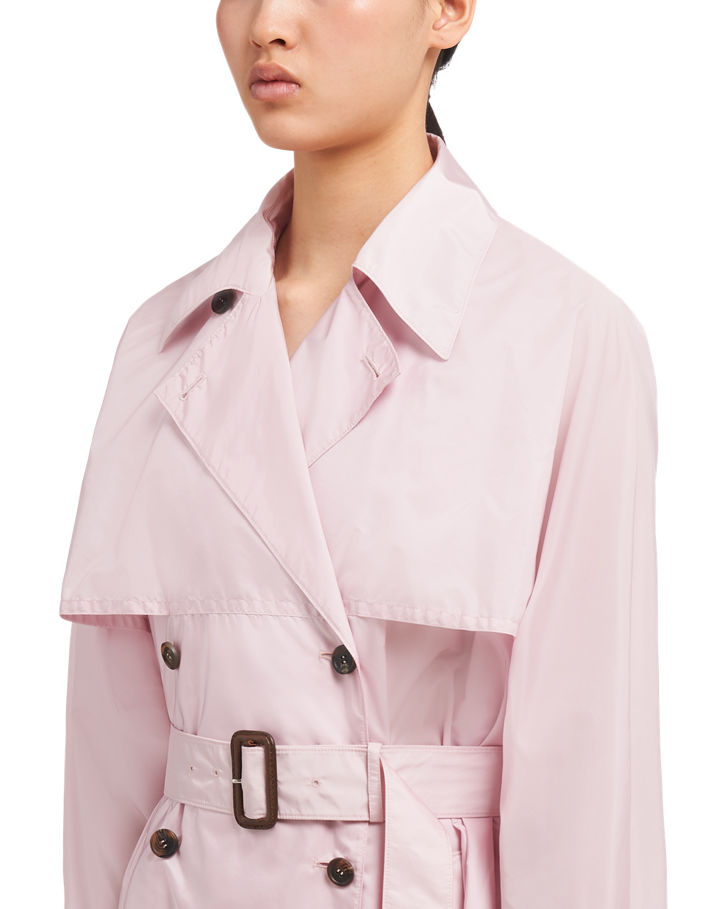 Prada Lehké Nylon Trench Coat Opaline | 469327KHN