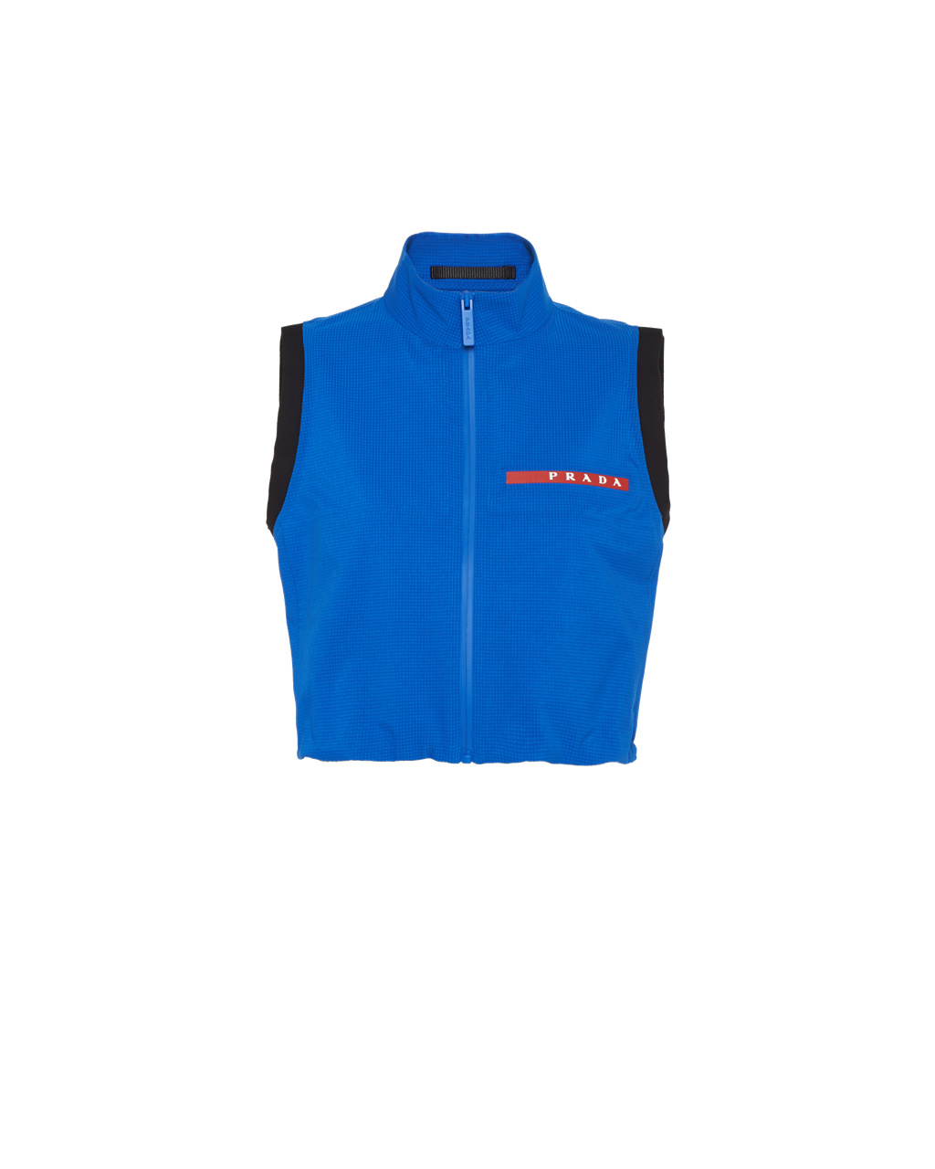 Prada Light Bi-stretch Cropped Vest Blankyt | 041936KFW