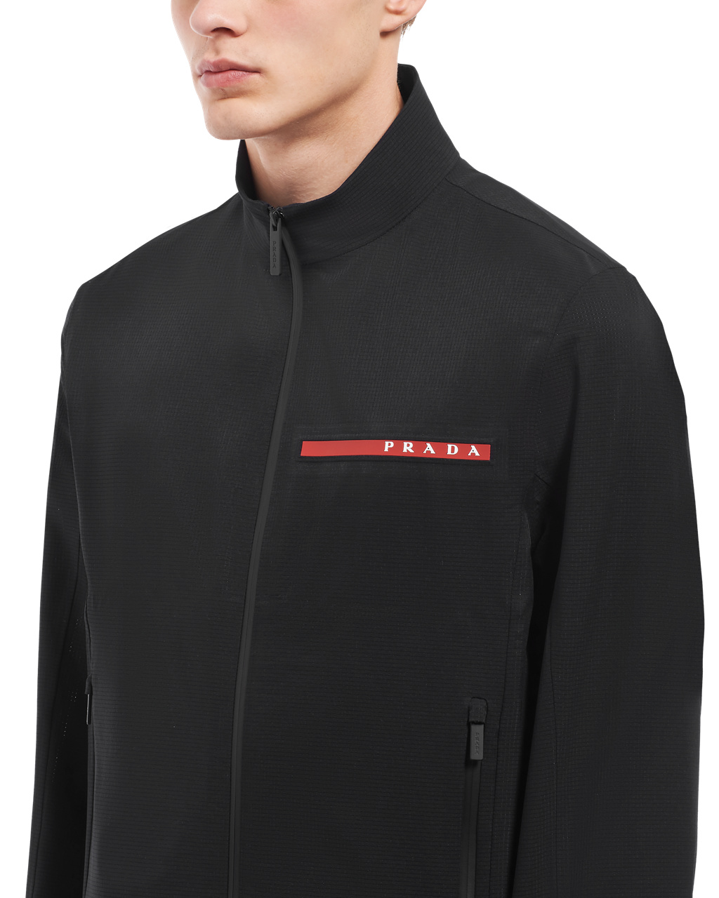 Prada Light Bi-stretch Jacket Černé | 340865LWF