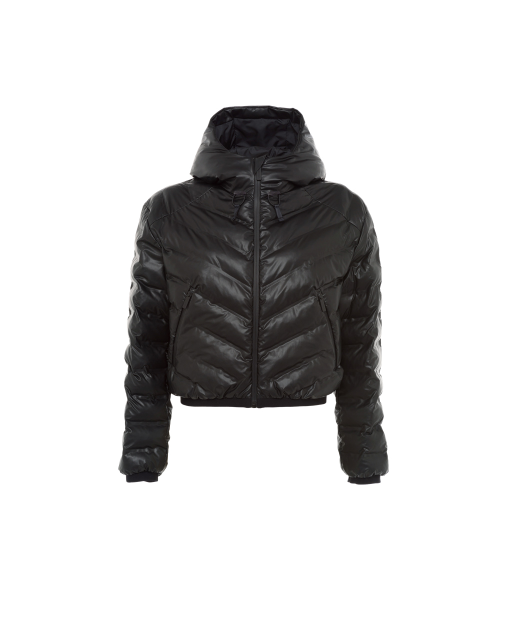 Prada Light Nylon S Kapucí Puffer Jacket Černé | 490631TNY