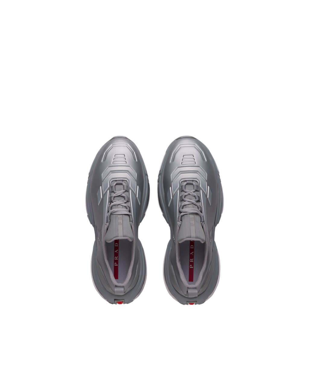 Prada Linea Rossa Collision 19 Lr Sneakers Steel Gray | 832071VFD