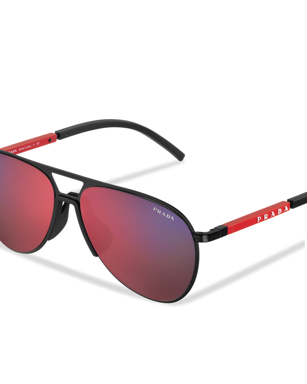 Prada Linea Rossa Eyewear Sbírka Sunglasses Červené Blankyt | 019432YET