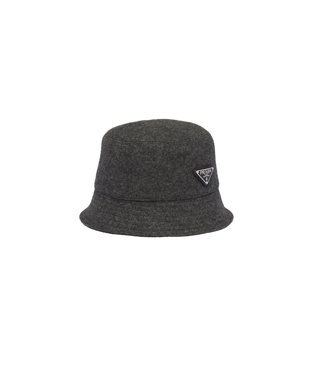 Prada Loden Bucket Hat Anthracite Gray | 901673ONU