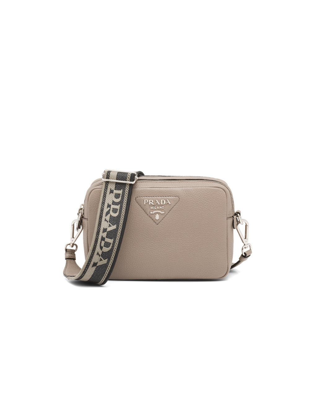 Prada Læder Bag With Shoulder Páskové Clay Gray | 204951OTD