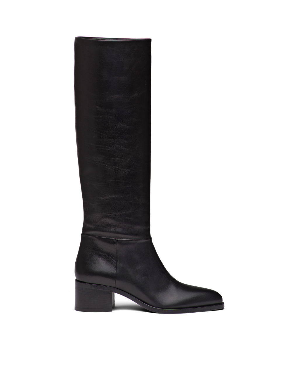 Prada Læder Boots Černé | 798605AGQ