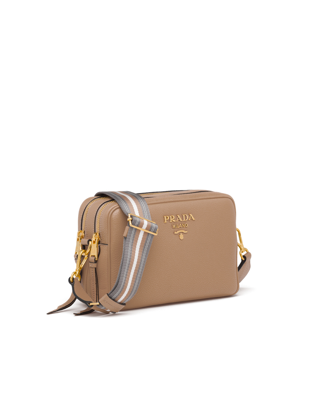 Prada Læder Cross-body Bag Béžový | 570134MRE