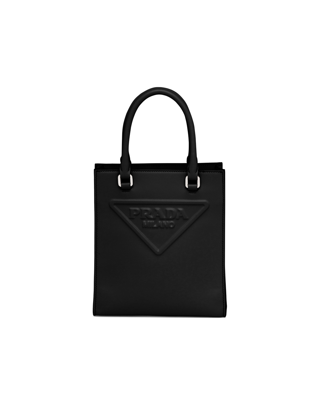 Prada Læder Handbag Černé | 941876RHU