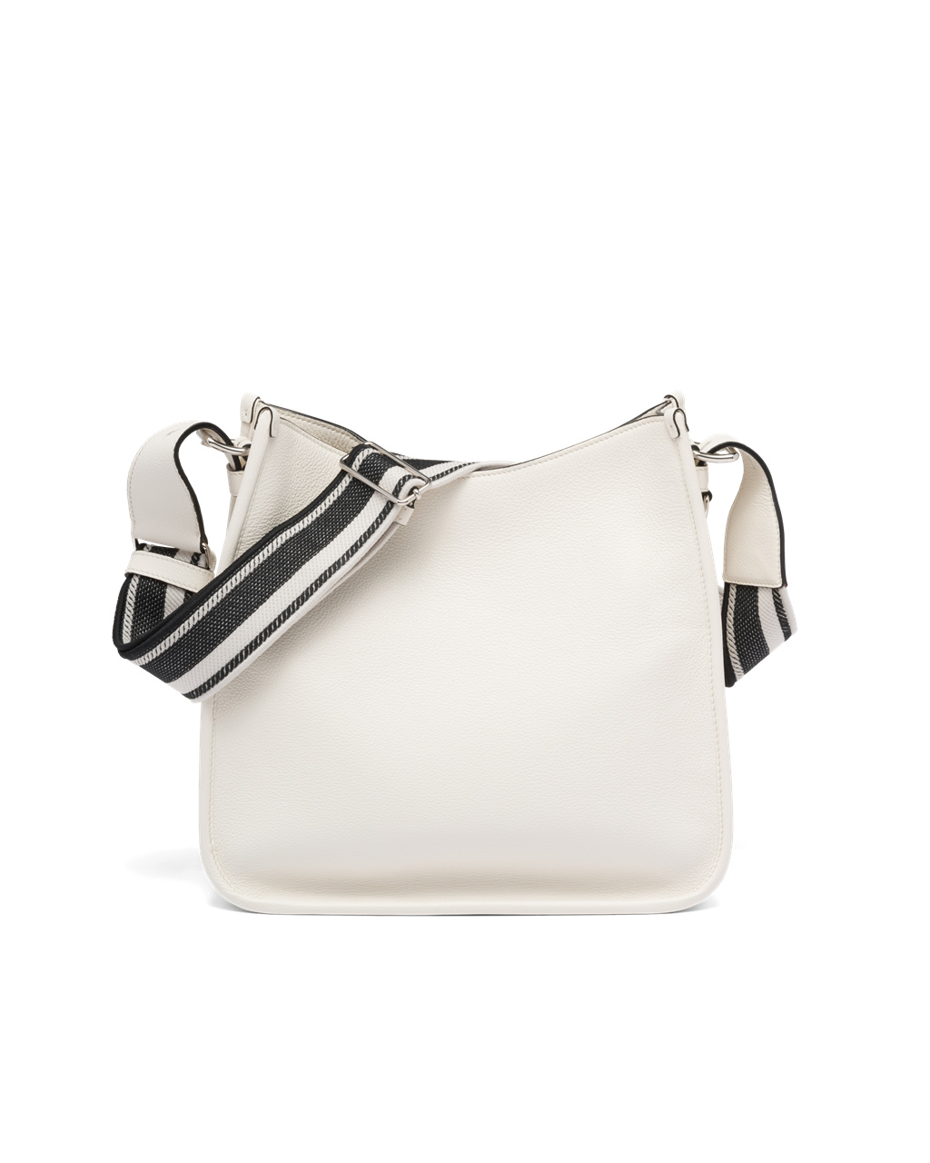 Prada Læder Hobo Bag Bílé | 607184FOP