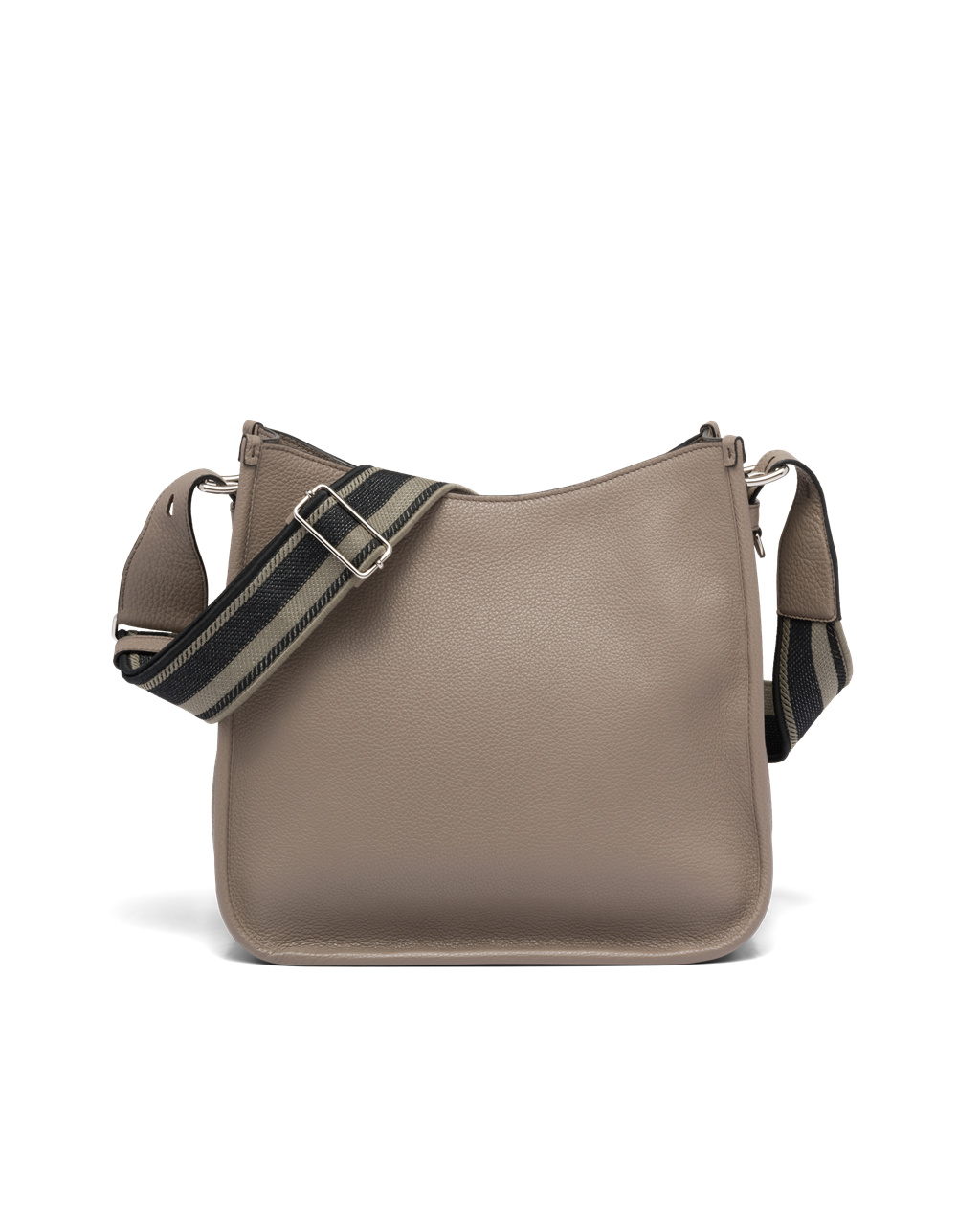 Prada Læder Hobo Bag Clay Gray | 634598MVO