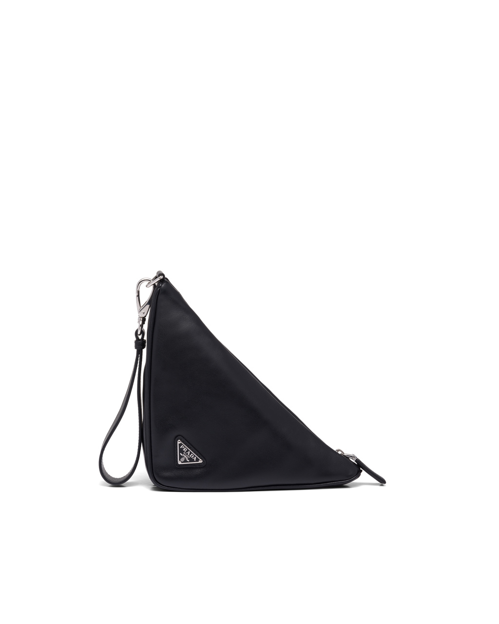 Prada Læder Prada Triangle Pouch Černé | 821739PES